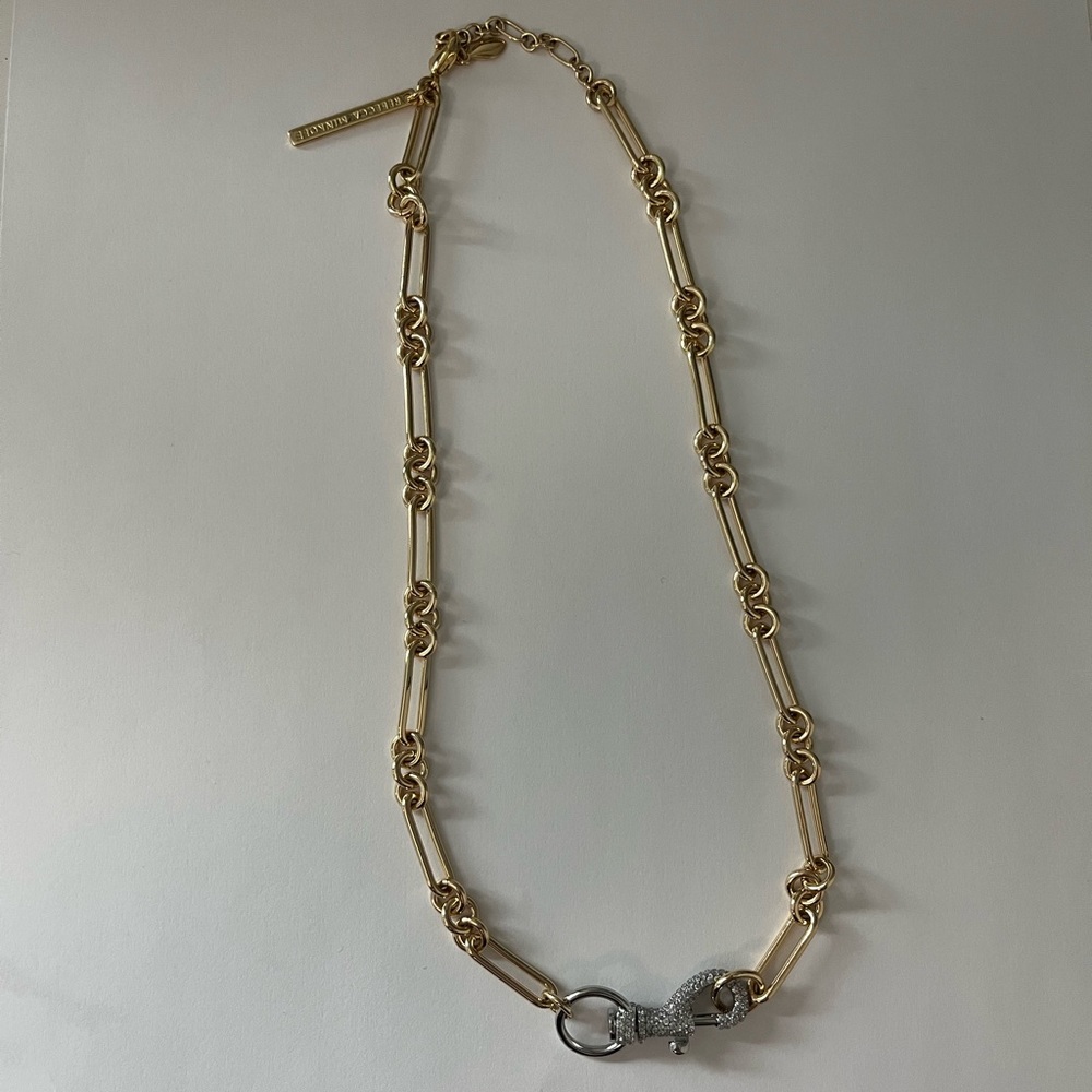 Rebecca Minkoff Signature Dog Clip Chain Necklace